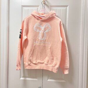 Aritzia TNA RARE Sweatfleece Streetwear Hoodie Peach - Small